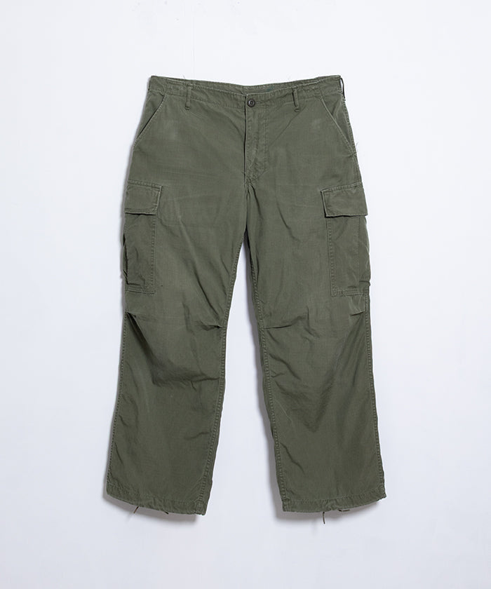 1960's US ARMY JUNGLE FATIGUE PANTS 4TH RIPSTOP / アメリカ軍 ジャングルファティーグパンツ 4TH リップストップ M-Sサイズ ヴィンテージ ビンテージ 古着 軍モノ 軍パン 実物 オンラインショップ 通販