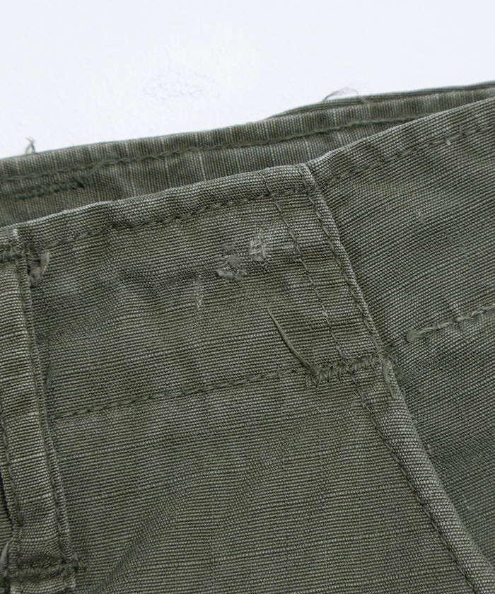 1960's US ARMY JUNGLE FATIGUE PANTS 4TH RIPSTOP / アメリカ軍 ジャングルファティーグパンツ 4TH リップストップ M-Sサイズ ヴィンテージ ビンテージ 古着 軍モノ 軍パン 実物 オンラインショップ 通販