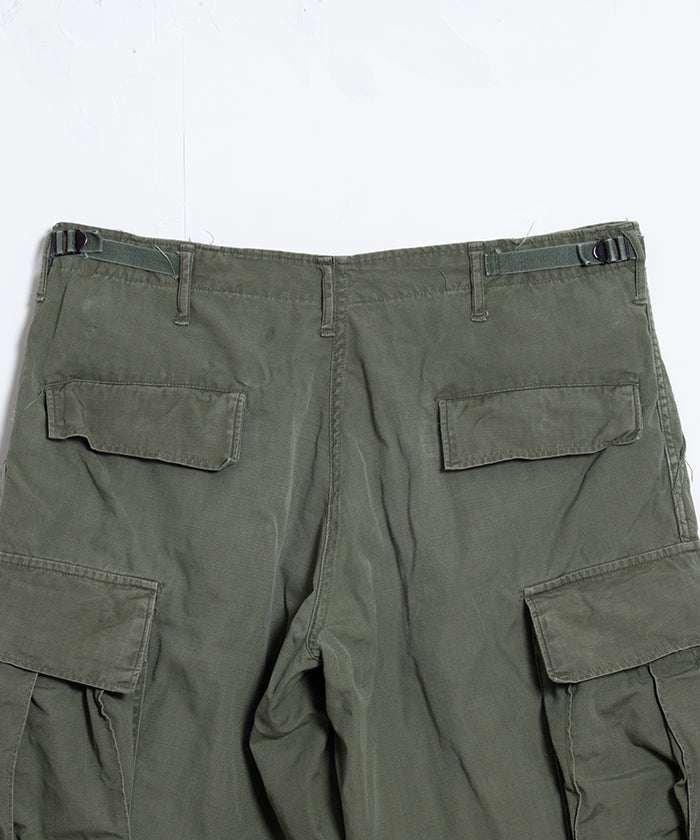 1960's US ARMY JUNGLE FATIGUE PANTS 4TH RIPSTOP / アメリカ軍 ジャングルファティーグパンツ 4TH リップストップ M-Sサイズ ヴィンテージ ビンテージ 古着 軍モノ 軍パン 実物 オンラインショップ 通販