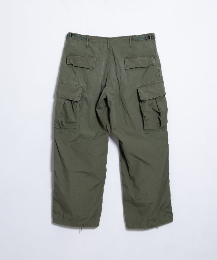 1960's US ARMY JUNGLE FATIGUE PANTS 4TH RIPSTOP / アメリカ軍 ジャングルファティーグパンツ 4TH リップストップ M-Sサイズ ヴィンテージ ビンテージ 古着 軍モノ 軍パン 実物 オンラインショップ 通販