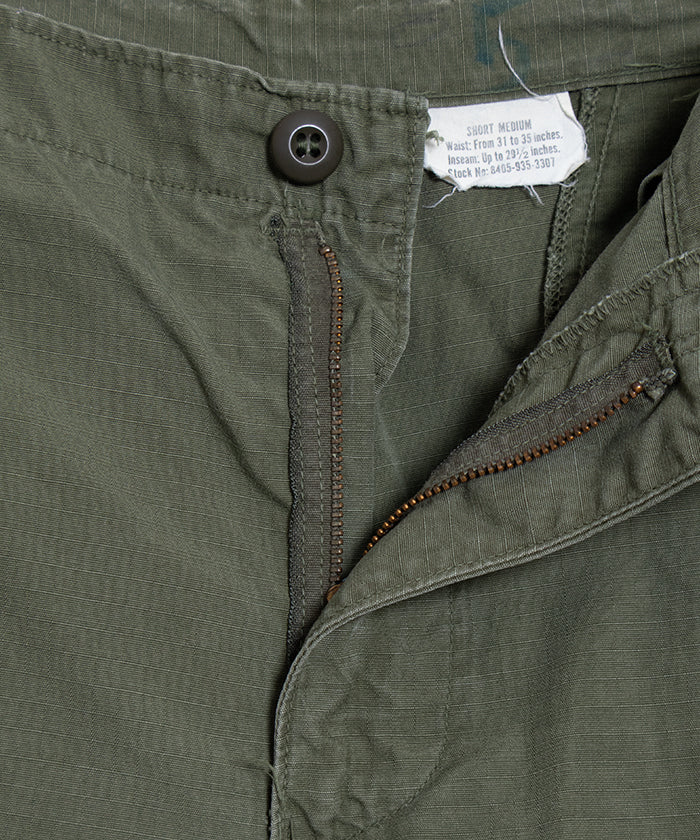 1960's US ARMY JUNGLE FATIGUE PANTS 4TH RIPSTOP / アメリカ軍 ジャングルファティーグパンツ 4TH リップストップ M-Sサイズ ヴィンテージ ビンテージ 古着 軍モノ 軍パン 実物 オンラインショップ 通販