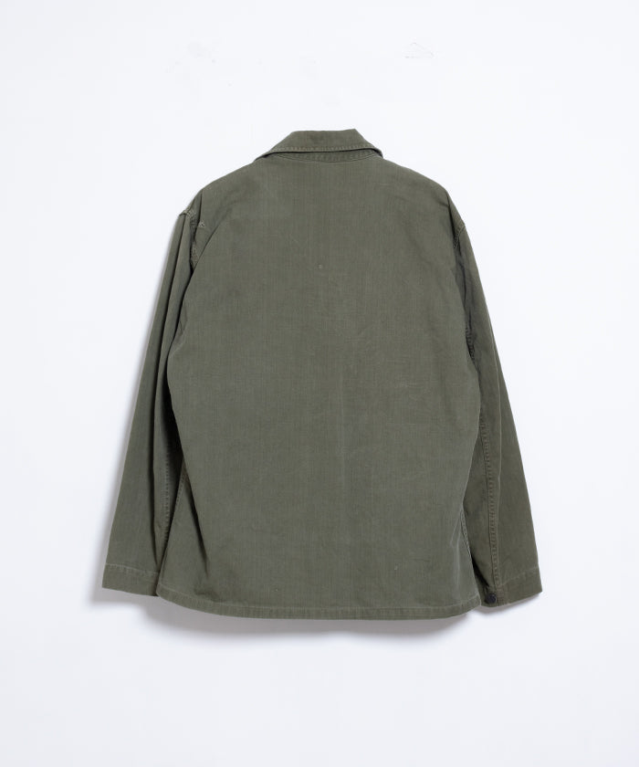 1940's US ARMY M43 HBT JACKET 13 STAR BUTTON / アメリカ軍 M43 ヘリンボーン ジャケット 13スターボタン ヴィンテージ ビンテージ 古着 アメリカ古着 軍モノ 実物 通販 オンラインショップ ミリタリージャケット 神奈川 鎌倉