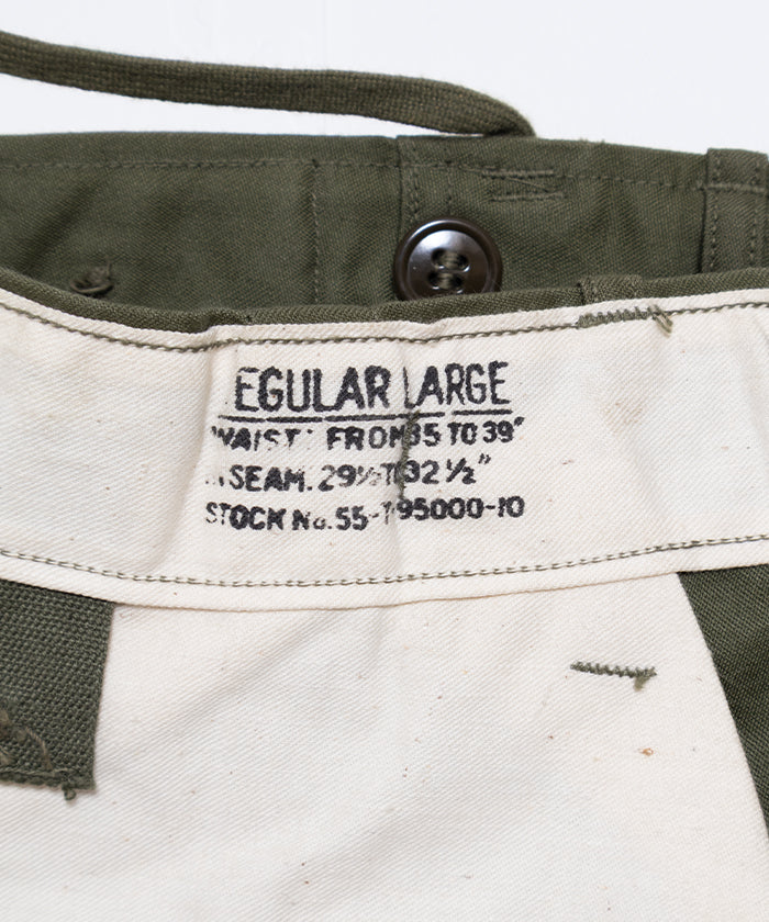 1950's US ARMY M51 FIELD CARGO PANTS DEADSTOCK / アメリカ軍 M51 フィールド カーゴ パンツ デッドストック 新古品 古着 Large Regular ラージ レギュラー オンラインショップ 通販