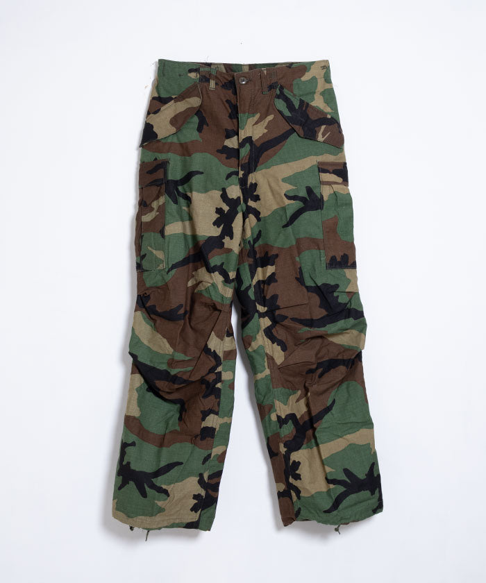 1980’s U.S ARMY M65 FIELD PANTS WOODLAND CAMO DEAD STOCK / アメリカ軍 M65フィールドパンツ カモフラージュ デッドストック アメリカ製 軍モノ 古着 ビンテージ ヴィンテージ 通販 オンラインショップ
