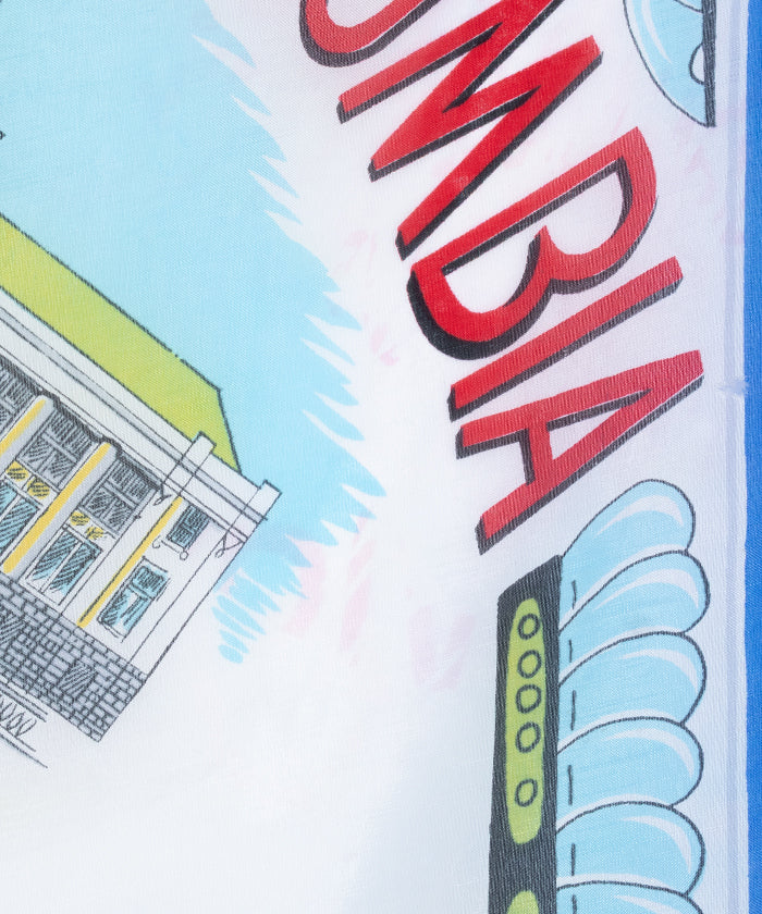 1950’s SOUVENIR SCARF VANCOUVER BRITISH COLUMBIA CANADA / スーベニアスカーフ カナダ ブリティッシュコロンビア バンクーバー ビンテージ ヴィンテージ 通販 古着