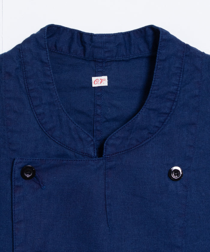 【OUTIL】VESTE CIZE ‐ INDIGO / ウティ コットン リネン ジャケット インディゴ 手染め 2025SS 2025春夏 正規取扱店 神奈川 鎌倉 オンラインショップ 通販