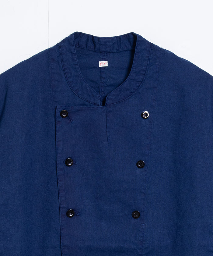 【OUTIL】VESTE CIZE ‐ INDIGO / ウティ コットン リネン ジャケット インディゴ 手染め 2025SS 2025春夏 正規取扱店 神奈川 鎌倉 オンラインショップ 通販
