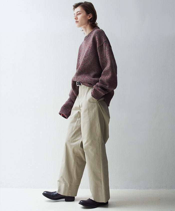 【INTÉRIM】VINTAGE CHINO WASHER MIL BAGGY TROUSER / インテリム ヴィンテージ チノ ワッシャー ミル バギー トラウザーズ 2024秋冬新作 正規取扱店 神奈川 オンラインショップ 通販