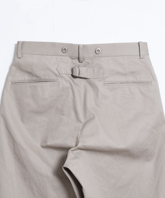 【INTÉRIM】VINTAGE CHINO WASHER MIL BAGGY TROUSER / インテリム ヴィンテージ チノ ワッシャー ミル バギー トラウザーズ 2024秋冬新作 正規取扱店 神奈川 オンラインショップ 通販