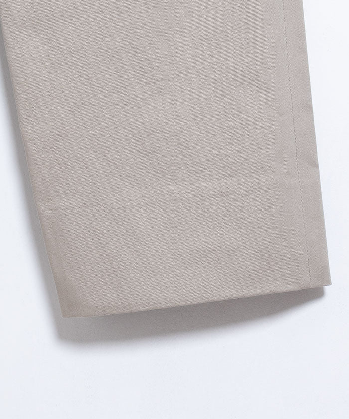 【INTÉRIM】VINTAGE CHINO WASHER MIL BAGGY TROUSER / インテリム ヴィンテージ チノ ワッシャー ミル バギー トラウザーズ 2024秋冬新作 正規取扱店 神奈川 オンラインショップ 通販