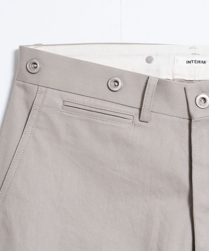 【INTÉRIM】VINTAGE CHINO WASHER MIL BAGGY TROUSER / インテリム ヴィンテージ チノ ワッシャー ミル バギー トラウザーズ 2024秋冬新作 正規取扱店 神奈川 オンラインショップ 通販