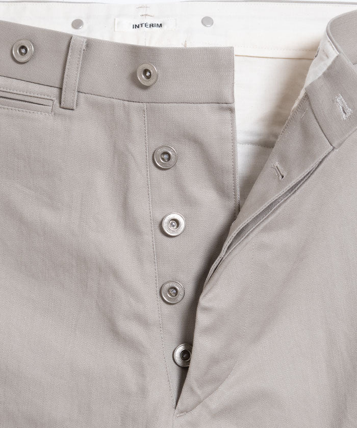 【INTÉRIM】VINTAGE CHINO WASHER MIL BAGGY TROUSER / インテリム ヴィンテージ チノ ワッシャー ミル バギー トラウザーズ 2024秋冬新作 正規取扱店 神奈川 オンラインショップ 通販