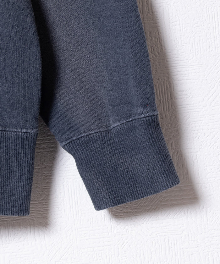 【INTÉRIM】VINTAGE FADE AFTER HOODED SWEAT PARKA - SUMI / インテリム ビンテージ フェード アフターフーデッド スウェット パーカ 2025AW 2025秋冬 正規取扱店 神奈川 鎌倉 オンラインショップ 通販