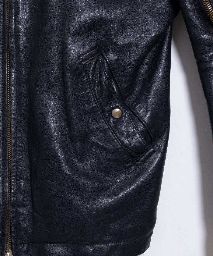 1970's FRENCH K6 LEATHER PILOT JACKET MADE BY S.A.R.L LE CASSIS