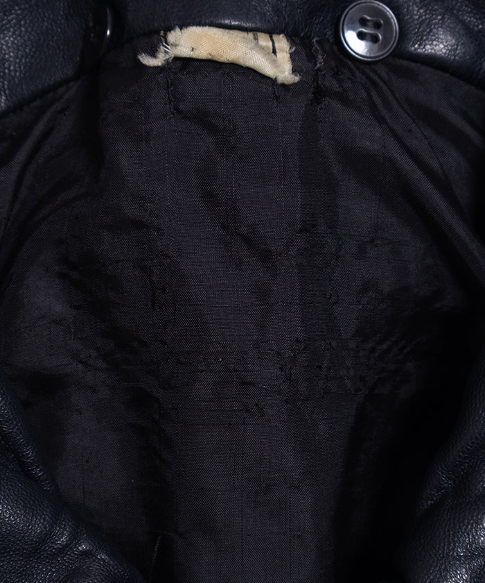 1970's FRENCH K6 LEATHER PILOT JACKET MADE BY S.A.R.L LE CASSIS