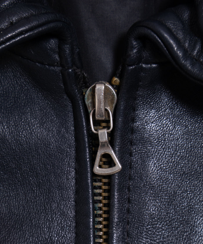 1970's FRENCH K6 LEATHER PILOT JACKET MADE BY S.A.R.L LE CASSIS
