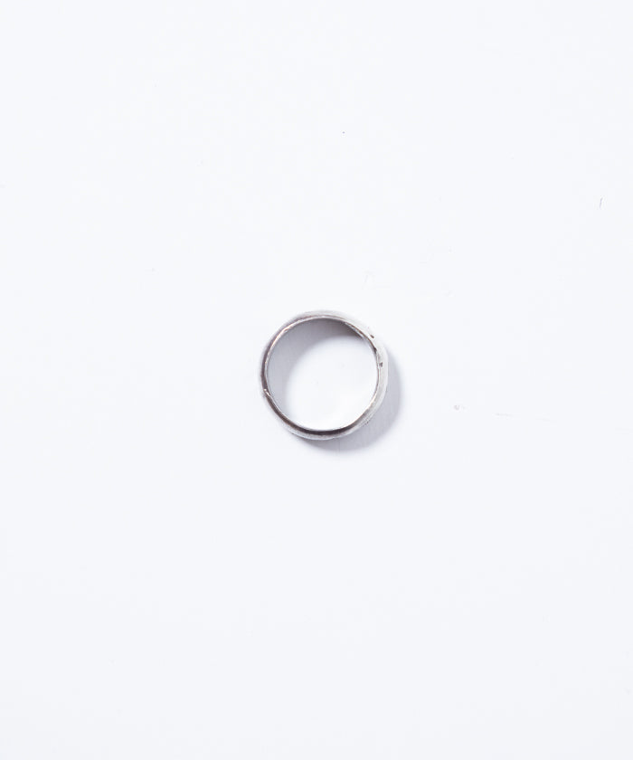 VINTAGE NAVAJO SILVER STAMPED HIGH DOME RING - 2