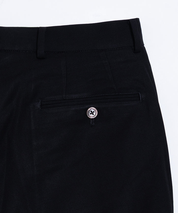 【NEAT】WOOL GABARDINE NEAT CHINO - BLACK / ニート ウールギャバジン ニートチノ ブラック 黒 2025SS 2025春夏 正規取扱店 神奈川 鎌倉 オンラインショップ 通販