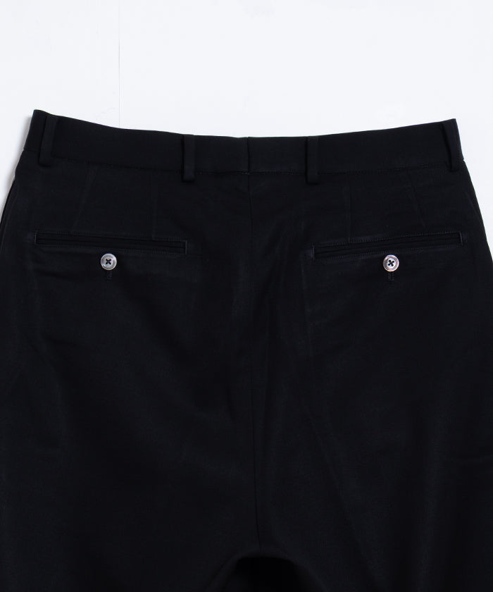 【NEAT】WOOL GABARDINE NEAT CHINO - BLACK / ニート ウールギャバジン ニートチノ ブラック 黒 2025SS 2025春夏 正規取扱店 神奈川 鎌倉 オンラインショップ 通販