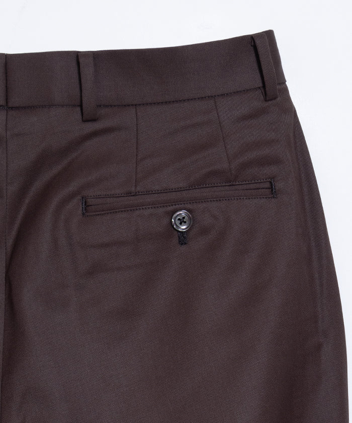 【NEAT】WOOL GABARDINE NEAT CHINO - K.BROWN / ニート ウールギャバジン ニートチノ ブラウン 2025SS 2025春夏 正規取扱店 神奈川 鎌倉 オンラインショップ 通販