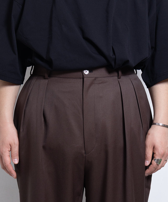 【NEAT】WOOL GABARDINE NEAT CHINO - K.BROWN / ニート ウールギャバジン ニートチノ ブラウン 2025SS 2025春夏 正規取扱店 神奈川 鎌倉 オンラインショップ 通販
