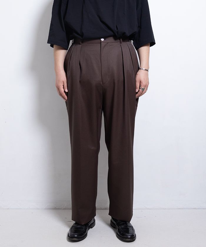 【NEAT】WOOL GABARDINE NEAT CHINO - K.BROWN / ニート ウールギャバジン ニートチノ ブラウン 2025SS 2025春夏 正規取扱店 神奈川 鎌倉 オンラインショップ 通販