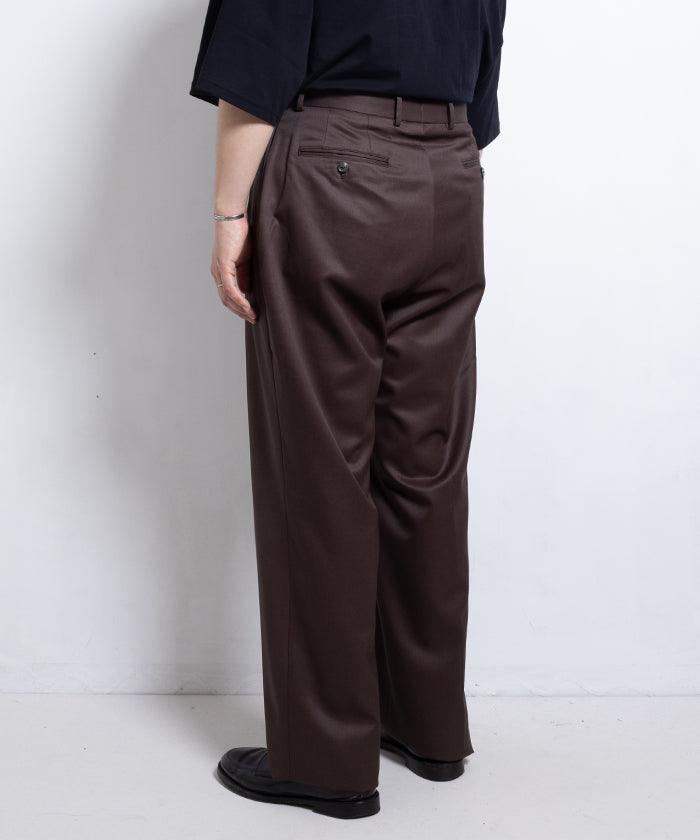 【NEAT】WOOL GABARDINE NEAT CHINO - K.BROWN / ニート ウールギャバジン ニートチノ ブラウン 2025SS 2025春夏 正規取扱店 神奈川 鎌倉 オンラインショップ 通販
