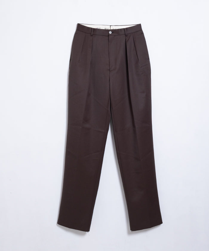 【NEAT】WOOL GABARDINE NEAT CHINO - K.BROWN / ニート ウールギャバジン ニートチノ ブラウン 2025SS 2025春夏 正規取扱店 神奈川 鎌倉 オンラインショップ 通販