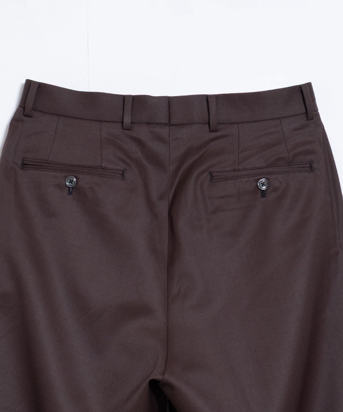 【NEAT】WOOL GABARDINE NEAT CHINO - K.BROWN / ニート ウールギャバジン ニートチノ ブラウン 2025SS 2025春夏 正規取扱店 神奈川 鎌倉 オンラインショップ 通販