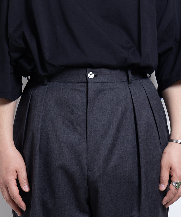 【NEAT】WOOL GABARDINE NEAT CHINO - GRAY / ニート ウールギャバジン ニートチノ グレー 2025SS 2025春夏 正規取扱店 神奈川 鎌倉 オンラインショップ 通販