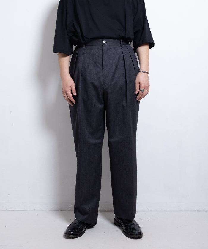 【NEAT】WOOL GABARDINE NEAT CHINO - GRAY / ニート ウールギャバジン ニートチノ グレー 2025SS 2025春夏 正規取扱店 神奈川 鎌倉 オンラインショップ 通販