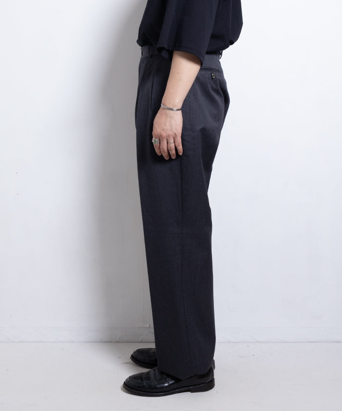 【NEAT】WOOL GABARDINE NEAT CHINO - GRAY / ニート ウールギャバジン ニートチノ グレー 2025SS 2025春夏 正規取扱店 神奈川 鎌倉 オンラインショップ 通販