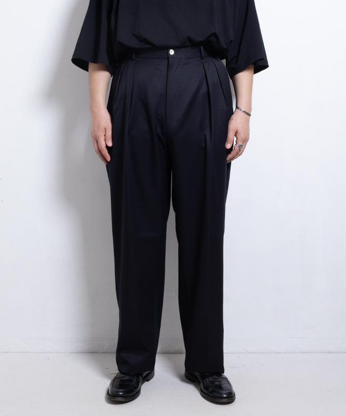 【NEAT】WOOL GABARDINE NEAT CHINO - NAVY / ニート ウールギャバジン ニートチノ ネイビー 2025SS 2025春夏 正規取扱店 神奈川 鎌倉 オンラインショップ 通販