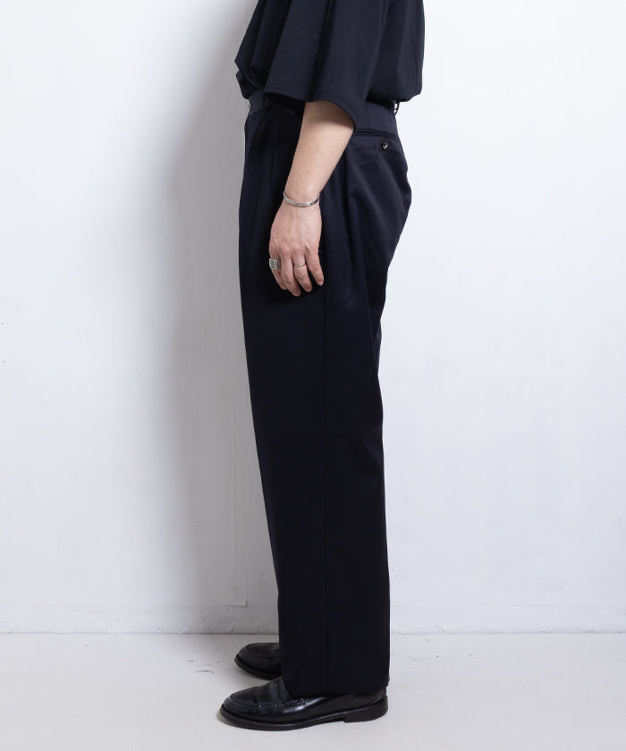 【NEAT】WOOL GABARDINE NEAT CHINO - NAVY / ニート ウールギャバジン ニートチノ ネイビー 2025SS 2025春夏 正規取扱店 神奈川 鎌倉 オンラインショップ 通販
