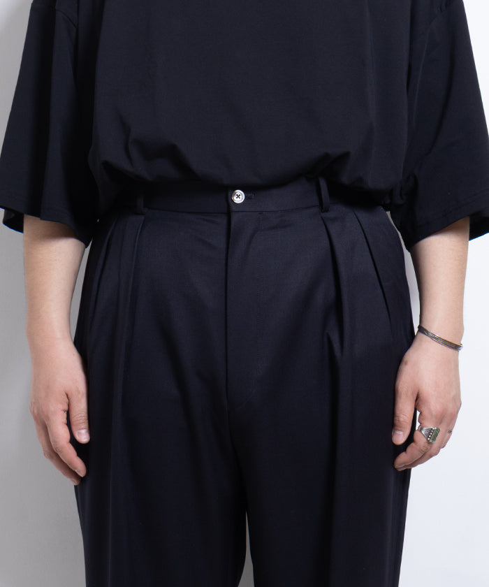 【NEAT】WOOL GABARDINE NEAT CHINO - NAVY / ニート ウールギャバジン ニートチノ ネイビー 2025SS 2025春夏 正規取扱店 神奈川 鎌倉 オンラインショップ 通販