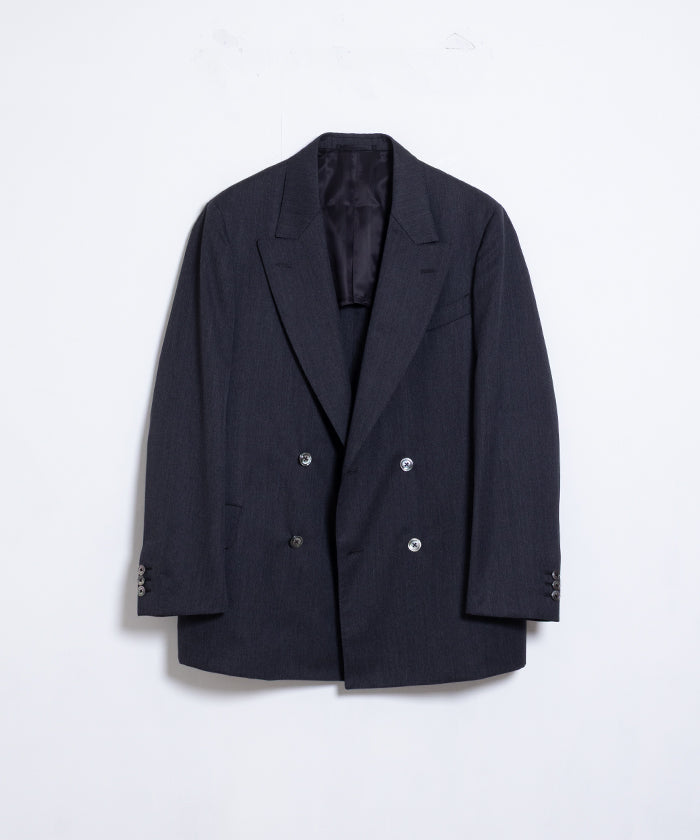 【NEAT】WOOL GABARDINE PAUL JACKET - GRAY / ニート ウールギャバジン ポール ジャケット グレー ダブルブレストジャケット 2025SS 2025春夏 正規取扱店 神奈川 鎌倉オンラインショップ 通販