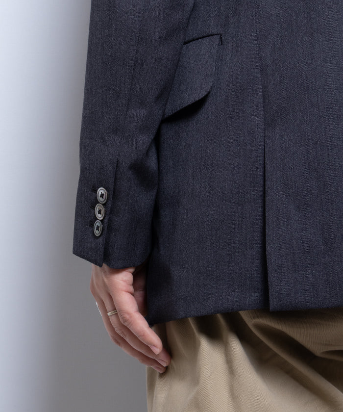 【NEAT】WOOL GABARDINE PAUL JACKET - GRAY / ニート ウールギャバジン ポール ジャケット グレー ダブルブレストジャケット 2025SS 2025春夏 正規取扱店 神奈川 鎌倉オンラインショップ 通販