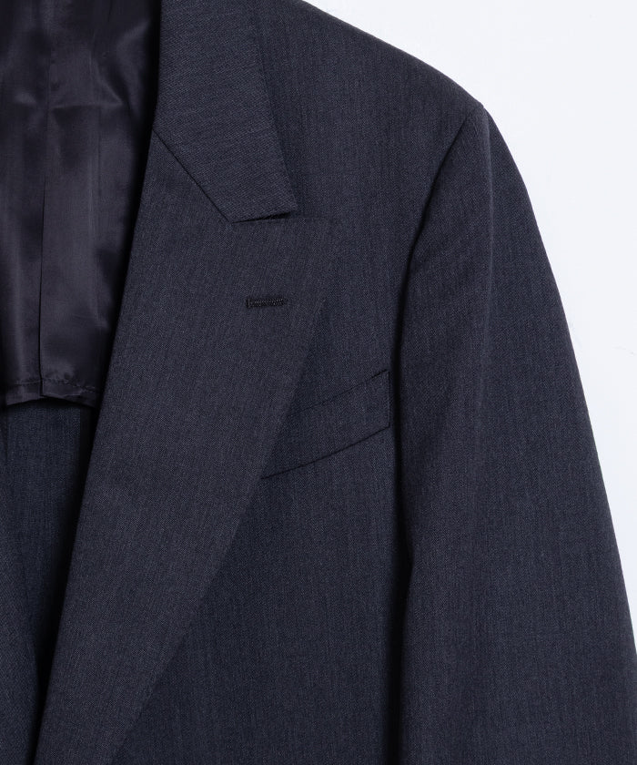【NEAT】WOOL GABARDINE PAUL JACKET - GRAY / ニート ウールギャバジン ポール ジャケット グレー ダブルブレストジャケット 2025SS 2025春夏 正規取扱店 神奈川 鎌倉オンラインショップ 通販