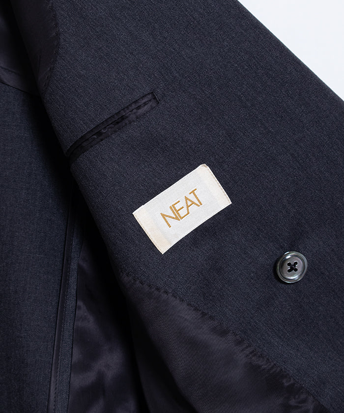 【NEAT】WOOL GABARDINE PAUL JACKET - GRAY / ニート ウールギャバジン ポール ジャケット グレー ダブルブレストジャケット 2025SS 2025春夏 正規取扱店 神奈川 鎌倉オンラインショップ 通販