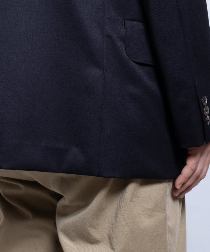 【NEAT】WOOL GABARDINE PAUL JACKET - NAVY / ニート ウールギャバジン ポール ジャケット ネイビー ダブルブレストジャケット 2025SS 2025春夏 正規取扱店 神奈川 鎌倉オンラインショップ 通販