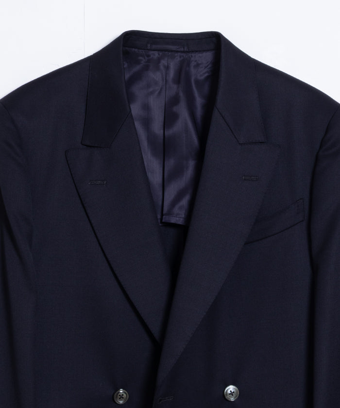 【NEAT】WOOL GABARDINE PAUL JACKET - NAVY / ニート ウールギャバジン ポール ジャケット ネイビー ダブルブレストジャケット 2025SS 2025春夏 正規取扱店 神奈川 鎌倉オンラインショップ 通販