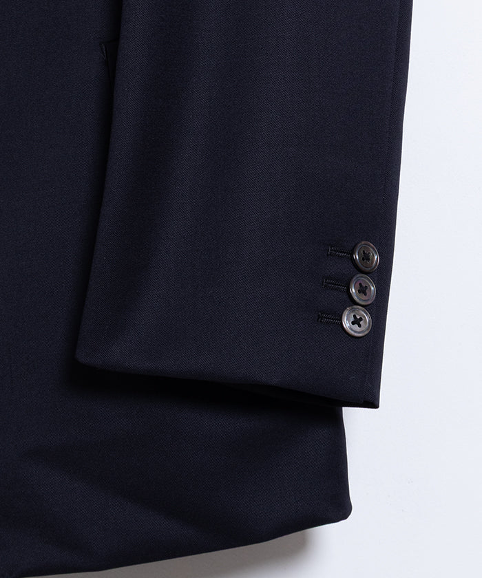 【NEAT】WOOL GABARDINE PAUL JACKET - NAVY / ニート ウールギャバジン ポール ジャケット ネイビー ダブルブレストジャケット 2025SS 2025春夏 正規取扱店 神奈川 鎌倉オンラインショップ 通販