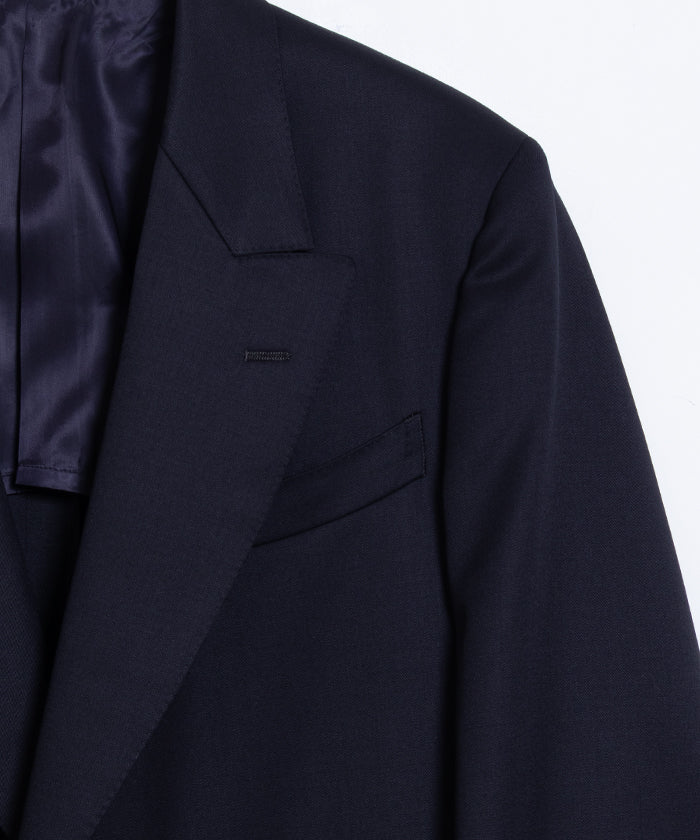 【NEAT】WOOL GABARDINE PAUL JACKET - NAVY / ニート ウールギャバジン ポール ジャケット ネイビー ダブルブレストジャケット 2025SS 2025春夏 正規取扱店 神奈川 鎌倉オンラインショップ 通販