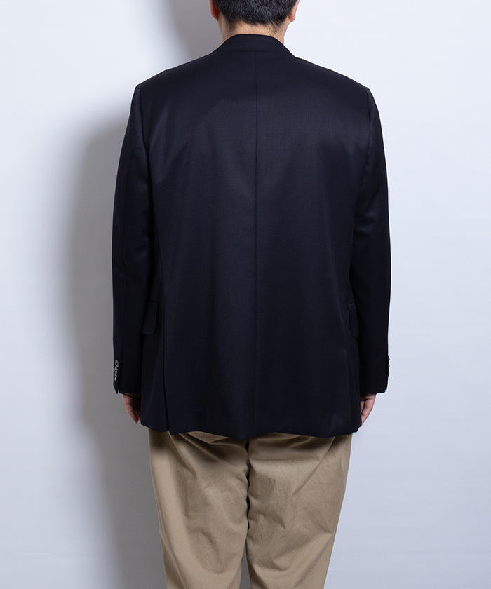 【NEAT】WOOL GABARDINE PAUL JACKET - NAVY / ニート ウールギャバジン ポール ジャケット ネイビー ダブルブレストジャケット 2025SS 2025春夏 正規取扱店 神奈川 鎌倉オンラインショップ 通販