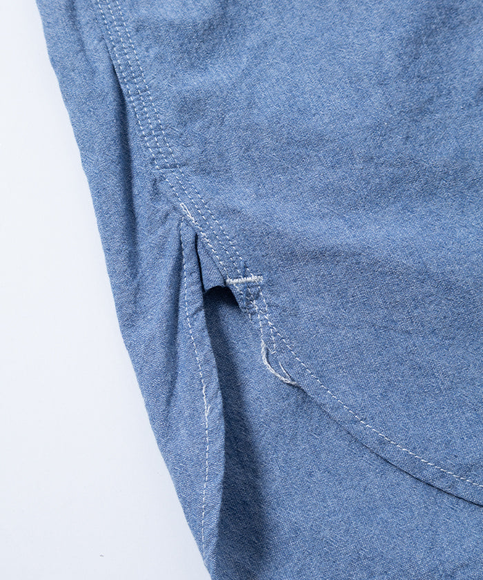 【ENGINEERED GARMENTS】WORK SHIRT 4.5OZ COTTON CHAMBRAY - INDIGO / エンジニアードガーメンツ ワークシャツ 山ポケ シャンブレーシャツ アメリカ製 2025AW 2025秋冬 正規取扱店 神奈川 鎌倉 オンラインショップ 通販