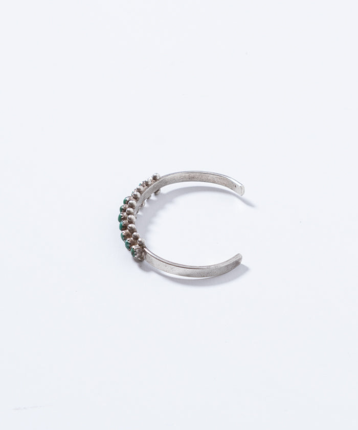 复古Zuni Petit Point Turquoise Cuff手镯