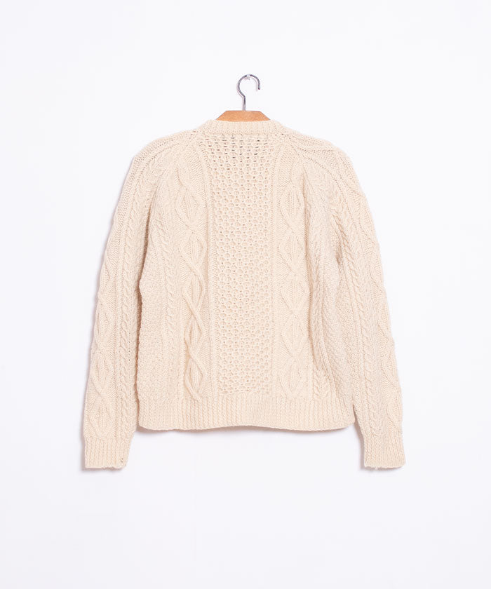 VINTAGE STANDUN ARAN KNIT CARDIGAN - A'r139 Kamakura
