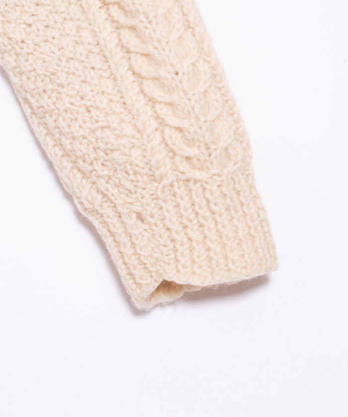 VINTAGE STANDUN ARAN KNIT CARDIGAN - A'r139 Kamakura