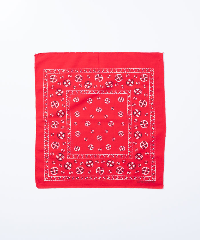 1960’s USA BANDANA RN14193 WAMCRAFT - RED 1 - A'r139 Kamakura