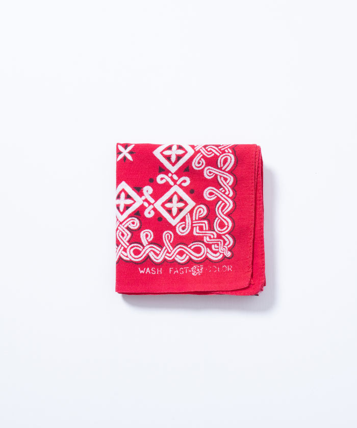 1950’s USA BANDANA WPL9939 TIGER BRAND - RED 1 - A'r139 Kamakura
